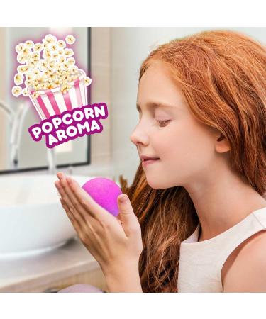 Inkee Unicorn Bathing Bomb 100g | Fun Surprise for Kids | Pop Corn Fragrance | Unicorn & Hippo Bundle - Buy Online on GoSupps.com