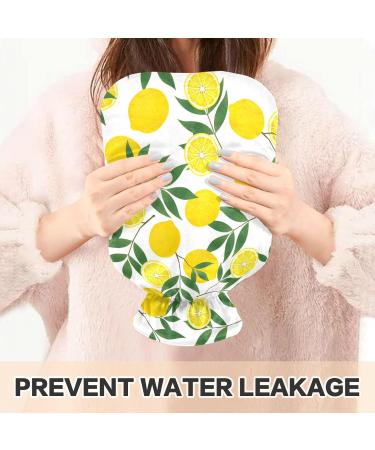 Buy Naanle Yellow Lemon Hot Water Bottle - 1L Transparent Design for Pain Relief Bed Warmth & Cold Therapy | Summer Essential - Buy Online on GoSupps.com