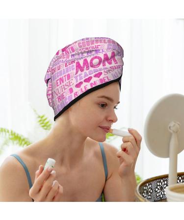 Best Mom Ever Hair Towel Wrap | Quick-Dry Towel Turban for Effortless Hair Drying - International Shipping Available - Buy Online on GoSupps.com