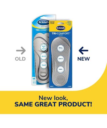 Dr. Scholl's Tri-Comfort Inserts for Men (Size 8-12) - Ultimate Comfort & Support for All-Day Relief | International Shipping Available - Buy Online on GoSupps.com