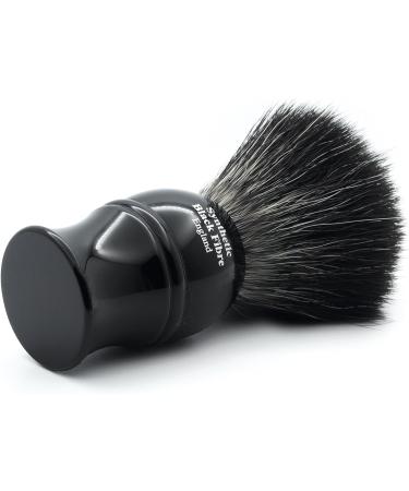 Edwin Jagger 1EJ336SYN Classic Black Vegan Exfoliating Shaving Brush - Imitation Ebony - Buy Online on GoSupps.com