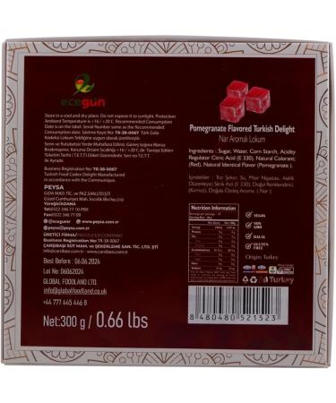 Eceg n Pomegranate Flavored Turkish Delight - Buy Online on GoSupps.com