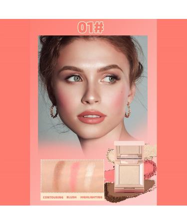 TianWlio Face Makeup Palette Natural Looking Long Lasting Face Makeup Palette Shiny Pearlescent Powder Polarized Natural Non-Flying - Buy Online on GoSupps.com
