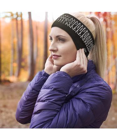ZYXBBD Ear Warmer Headband - Fleece Windstopper for Outdoor Activities | 2 Pack Reflective Bands - Buy Online on GoSupps.com