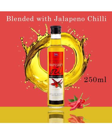 Kentish Oils Extra Virgin Rapeseed Pick N Mix - Choose From 4 Flavours | Blended Lemon Cold Pressed Rapeseed-Oil Blended Jalapeno Chilli Blended Garlic & Herbs Elevate your Cooking - Pack of 4 - Buy Online on GoSupps.com