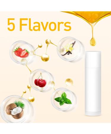 DMSKY 100-Pack Lip Balm Bulk 5 Flavors with Vitamin E and 100% Coconut Oil, Lip Care Product, Moisturizing Lip Balm for dry cracked lips 100 count - Buy Online on GoSupps.com