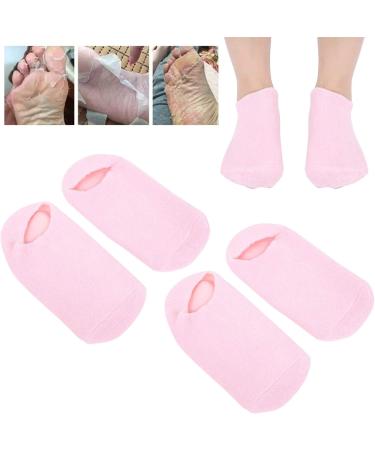 Moisture Socks Gel Socks - 2 Pairs Foot Care Treatment for Dry Cracked Feet - Soft Gel-Lined Spa Socks - Buy Online on GoSupps.com