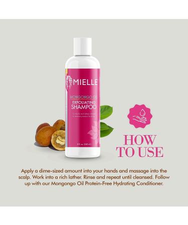 Mielle Organics Mongongo Oil Exfoliating Shampoo - 8 oz - Buy Online on GoSupps.com