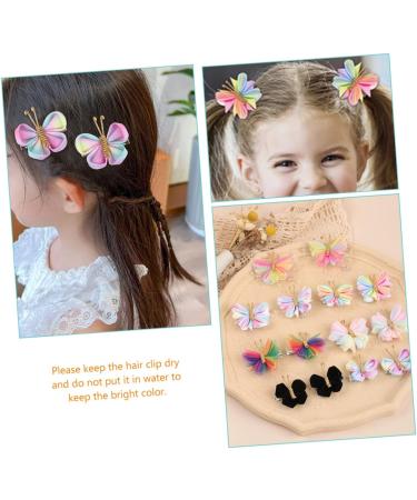 Beaupretty 21 Pairs Mesh Butterfly Hair Accessories Hair Pin Hair Barrettes Hair Clip Hair Accessories Double Ball Hair Ties Hair Accessory Hair Decoration Butterfly Barrettes - Buy Online on GoSupps.com