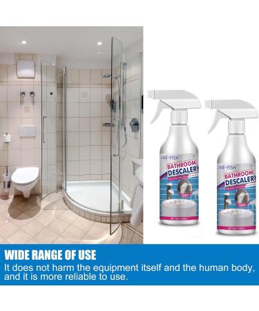 Bathroom Descaler Spray Stubborn Stains Cleaner Shower Glass Cleaner Spray Limescale Remover Foam Spray Bubble Cleaner for All Purpose Stain Remover (1pc) - Buy Online on GoSupps.com