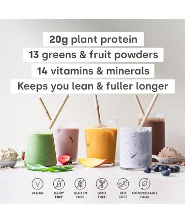Form Superblend Protein - Vegan Protein Powder with Superfoods Vitamins and Minerals - 20g of Plant Based Protein per Serving (Chocolate Salted Caramel) - Buy Online on GoSupps.com
