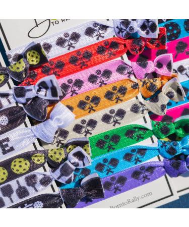 Pickleball Hair Ties Set - No Crease Elastics for Players | Pickleball Accessories Gift - Buy Online on GoSupps.com