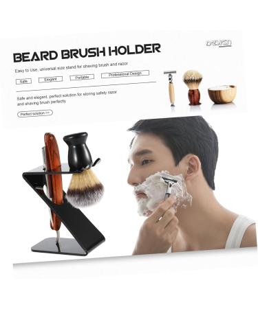 Premium Soesfoufu Men's Body Shaver Razors with Acrylic Stand | Old-Fashioned Razor Brush Holder for Ultimate Grooming - Buy Online on GoSupps.com