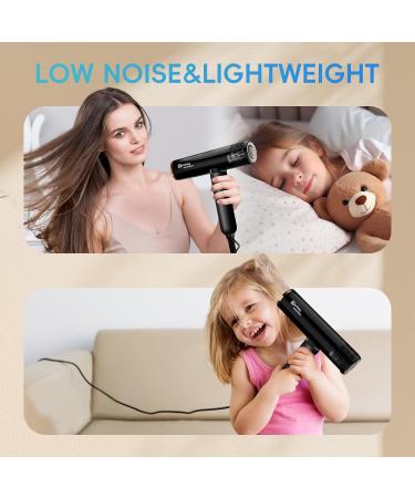 Nicebay Ionic Hair Dryer with Diffuser | 1600W High-Speed Blow Dryer | Lightweight Salon-Quality Drying with 3 Magnetic Attachments - Buy Online on GoSupps.com