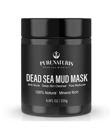 Organic Dead Sea Mud Mask for Face & Body Premium Spa Quality Pore Minimizer for Acne Blackheads Oily Skin -Skin Tightening Formula for Women & Men Achieves Healthier Complexion 8.8 oz
