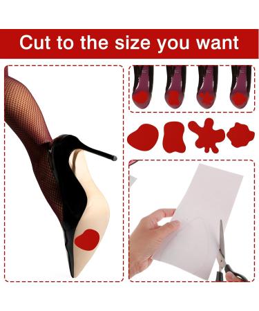 Tyqour Sole Protector for Heels - Red - 4 pcs - Buy Online on GoSupps.com