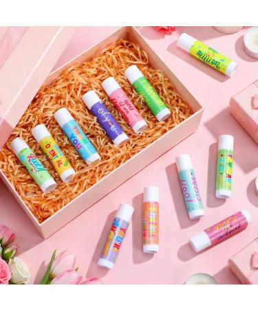 Heigble 48 Pcs Employee Appreciation Gift Lip Balms Bulk Teacher Team Valentine Thank You Gift Travel Size Lip Balms Appreciation Motivational Present Bulk for Teacher Nurse Coworker Staff Team - Buy Online on GoSupps.com