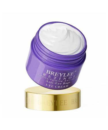 BREYLEE Retinol Eye Cream - Puffy Eyes and Dark Circles Treatments   Look Younger and Reduce Wrinkles and Fine Lines Undereye  Improve and Firm eye Skin - Pure Natural Material Extraction