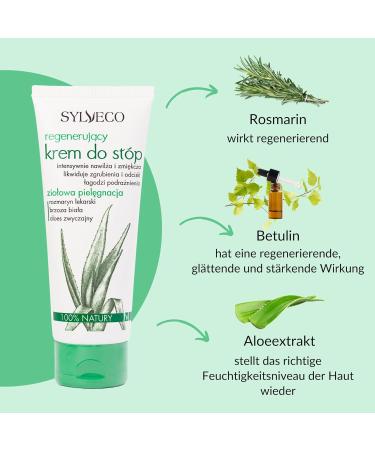 SYLVECO Regenerating Foot Cream - Vegan Natural Cosmetics for Men & Women | 75ml - Ideal for Healthy Feet - Buy Online on GoSupps.com
