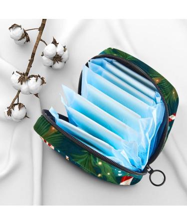 Large Capacity Women s Bands Storage Bag - Menstrual Cup Pocket & Travel Makeup Organizer - Christmas Cheek Pattern Color 8 - Buy Online on GoSupps.com