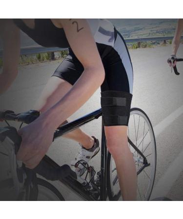 DOACT Thign Brace Adjustable Thigh Compression Sleeve with Silicone Anti-Slip Strips Thigh Support Wrap for Pulled Injury Strain Tendonitis Sprains Strains Torn Muscle Recovery and Rehab Fits Men & Women - Buy Online on GoSupps.com