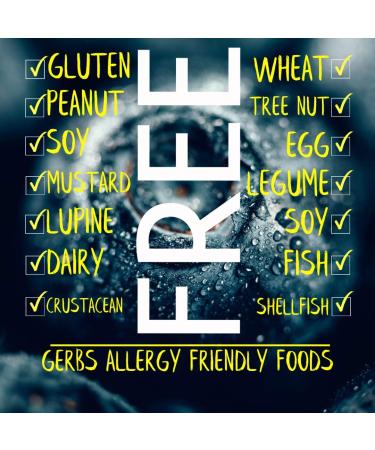 GERBS Dried Blueberries 14 Oz | Resealable Bag | Top 14 Allergen Free | Non-GMO & Sulfur Dioxide Free | Brain & Immune Booster | Gluten Peanut Tree Nut Free - Buy Online on GoSupps.com