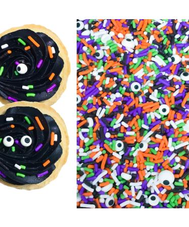 Edible Halloween Eyeballs Sprinkles Mix - 4oz - Buy Online on GoSupps.com