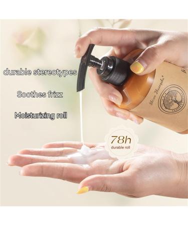 Shiren Zhuangshu Curly Hair Morocco Moisture Styling Elastin Moroccan Oil Curl Defining Cream Elastina Para Rizar El Cabello Long-Lasting Styling Moroccan Volume Moisturizing Elasticity (1pcs) - Buy Online on GoSupps.com