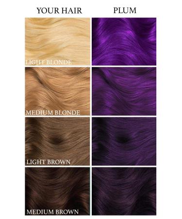 Lunar Tides Plum Purple Hair Color - Semi-Permanent 4 oz (118 ml) - Vibrant Purple Violet - International Shipping Available - Buy Online on GoSupps.com
