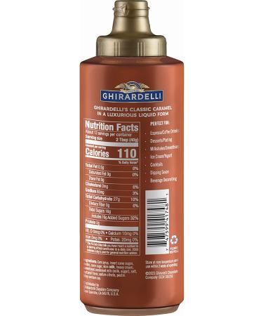 Ghirardelli Flavored Sauce Set - 16oz Black Label, Vanilla, White, 17oz Caramel, Sea Salt Caramel + Barista Spoon - Buy Online on GoSupps.com