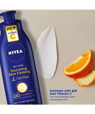 NIVEA Skin Firming Body Lotion Variety Pack - 16.9 Fl Oz Nourishing Lotion & 6.7 Oz Firming Gel Cream - Buy Online on GoSupps.com