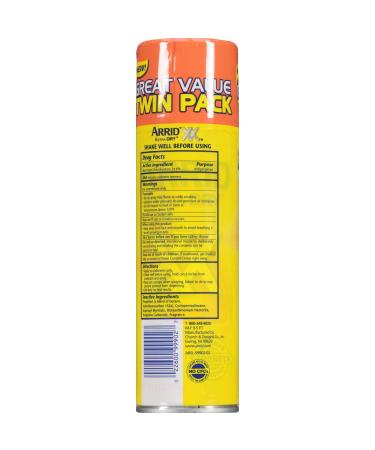 Arrid XX Extra Dry Antiperspirant Deodorant Regular Twin Pack - 2 x 6oz Cans - Buy Online on GoSupps.com