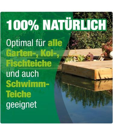 Aquality Gartenteich Bio-Teichlager 3in1 - Kristallklares Wasser f r Teiche 10L Entfernt Tr bungen + Kostenloser Filterfleece - Buy Online on GoSupps.com