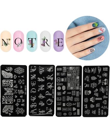 Premium Nail Printing Stencils & Stamping Plates - Durable for Home & Salon Use (13-16) - Buy Online on GoSupps.com