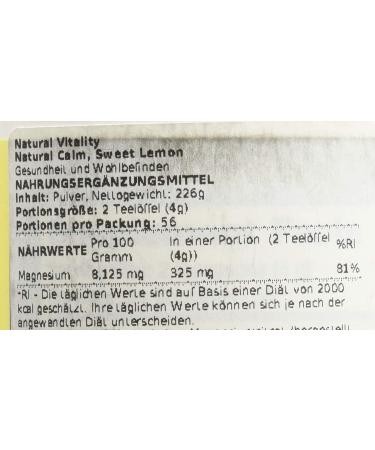 Natural Vitality Calm: Organic Anti-Stress Drink - Sweet Lemon 8 oz - Buy Online on GoSupps.com