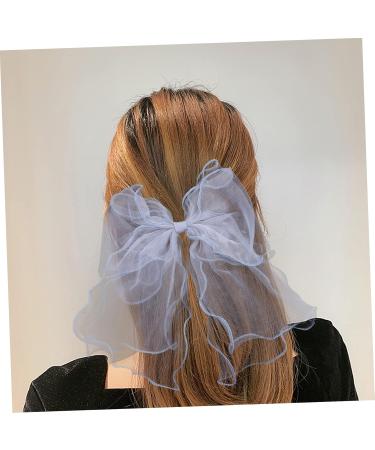 DOITOOL Japanese Pear Hair Accessories Bow Butterfly Barrette Bridal Hair Clip Women Hair Clip Prom Headpiece Hair Accessories for Women Japanese-style Pear Blossom Miss Organza - Buy Online on GoSupps.com