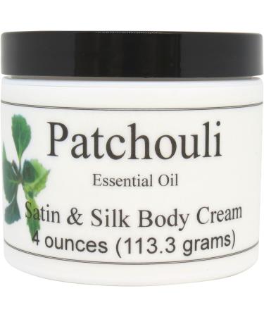 Eclectic Lady Patchouli Satin and Silk Cream Body Cream Body Lotion - Shea Butter Aloe Silk Amino Acids Vitamin E Phthalate-Free Handcrafted in USA - Perfect For Women