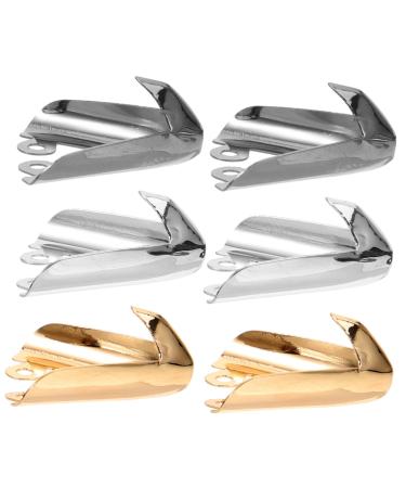 LIFKOME 3 Pairs High Heels to The Women Shoe Toe Covers Shoe Toe Caps for High Heels Metal Shoe Toe Covers Shoe Tip Covers High Heels Tip Covers Tip Covers for High Heels