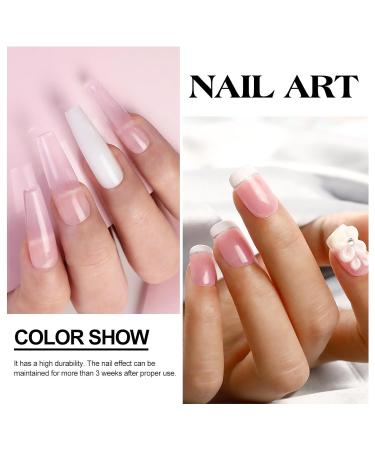 PECECOLOR 6 Colors Acrylic Nail Set - Professional Glitter Polymer Powder Kit for Nail Extensions No Lamp Needed - Buy Online on GoSupps.com