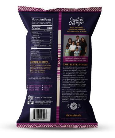 SIETE FAMILY FOODS Grain Free Churro Strips 5 OZ - Buy Online on GoSupps.com