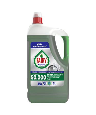 Fairy Professional Hand Dishwashing Liquid Original 10 L (2 x 5 L) Cleans up to 50 000 plates even with stubborn grease