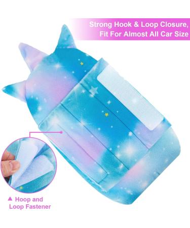 MHJY Cute Unicorn Seat Belt Pads for Kids - Purple Green Car Pillow Seatbelt Strap Cover - Comfortable Head & Neck Support for Toddlers - Girls Boys Children - Buy Online on GoSupps.com