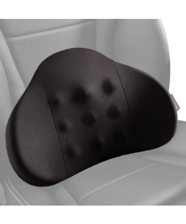 Car Seat Lumbar Support - Driver Lumbar Back Support - Comfortable Lumbar Support Pillow for Car Ergonomic Back Cushion for Workplace Black