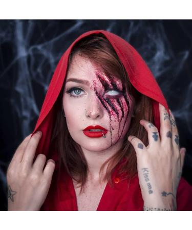 1 oz Halloween Fake Blood Gel - Coagulated Blood for SFX Wounds & Cosplay Makeup - Buy Online on GoSupps.com