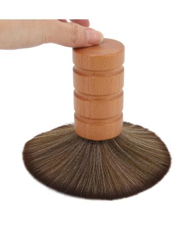 Durable Shaving Brush with Wooden Handle & Soft Nylon Hair | Non-Irritating Versatile Grooming Tool for Sensitive Skin - Buy Online on GoSupps.com