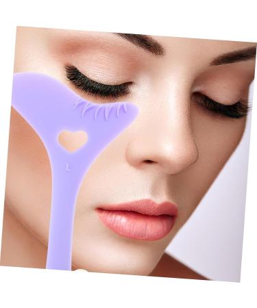 Balacoo Eyeliner Stamp Postage Stamps Eyeliner Pencil Silicone Eyeliner Stencils Makeup Tool Eyes Eye Shadow 12.00X6.00X0.50CM Purple - Buy Online on GoSupps.com