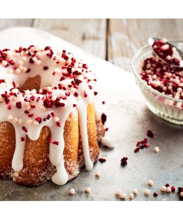 Natural Fruit Topping with Raspberries & Cherries - Gluten-Free Vegan No Additives Perfect for Porridge & Pastries - 15g (2 Pack) - Buy Online on GoSupps.com