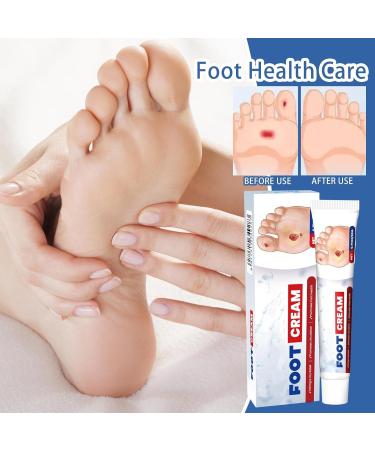  Mimoqk Foot Cream Cracked Heel Balm 20g Soothing Non Greasy Moisturizer for Athlete Travel Knee Care Skin Health Repair Relief Softening Hydrating Overnight Use Multicolor - Buy Online on GoSupps.com