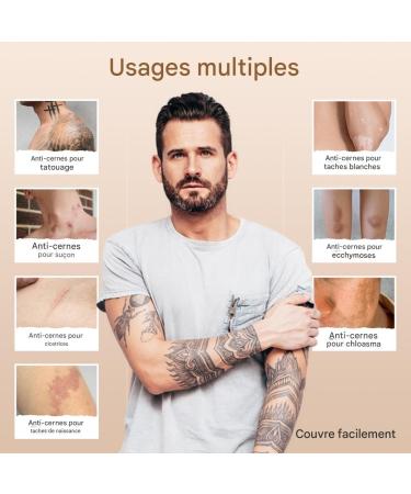 Correcteur Corporel Correcteur de Maquillage Imperm able pour Imperfections Cutan es | 20g Cosm tiques Quotidiens R sistants la Transpiration pour Plage Affaires Rencontres Voyage et Lumi re - Buy Online on GoSupps.com