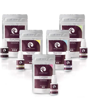 Wimpanista Eyelash Glue SENSITIVE - 10ml for Eyelash Extensions | Fast-Drying Black 3-4 Sec Dry Time - Buy Online on GoSupps.com